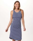 Boxercraft BW4201 Women's Vivian Dress in White/ navy