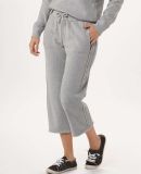 Boxercraft BW6202 Women's Travel Crop Pants in Oxford heather