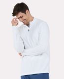 Boxercraft BM5203 Perfect Quarter Zip Pullover in White