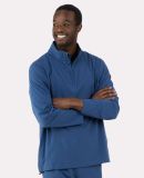 Boxercraft BM5206 Quarter-Zip Stretch Pullover in Indigo