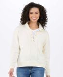 Boxercraft BW5401 Women's Lace Up Pullover in Natural