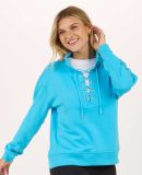 Boxercraft BW5401 Women's Lace Up Pullover in Pacific blue