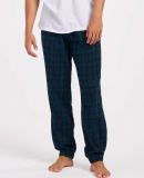 Boxercraft BM6625 Flannel Joggers in Scottish tartan