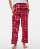 Boxercraft BY6624 Youth Flannel Pants in Red/ white