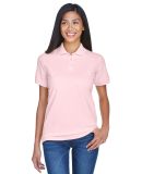 8530 UltraClub® Ladies' Classic Pique Cotton Polo in Pink