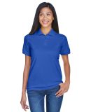 8530 UltraClub® Ladies' Classic Pique Cotton Polo in Royal