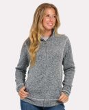 Boxercraft BW5207 Women's Alpine Full-Zip in Black heather