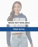 Boxercraft BW5404 Women's Cropped Fleece Hooded Sw True Royal
