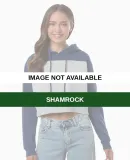 Boxercraft BW5404 Women's Cropped Fleece Hooded Sw Shamrock