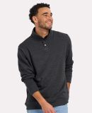 Boxercraft BM5209 French Terry Button Pullover in Charcoal heather