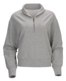 Boxercraft BW5205 Women's Dream Fleece 1/4 Zip Pul in Oxford heather