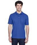 8535 UltraClub® Men's Classic Pique Cotton Polo in Royal