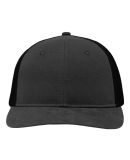 Sportsman SP1650 Modern Six-Panel Trucker Fit Cap in Charcoal/ black