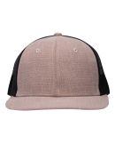 Sportsman SP1650 Modern Six-Panel Trucker Fit Cap in X hatch khaki/ black