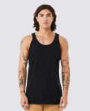 Bella + Canvas 3484 Unisex Triblend Tank in Solid blk trblnd