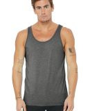 Bella + Canvas 3484 Unisex Triblend Tank in Grey triblend