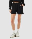 Bella + Canvas 3787 Ladies' Cutoff Sweatshort in Black