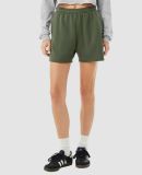 Bella + Canvas 3787 Ladies' Cutoff Sweatshort in Military green