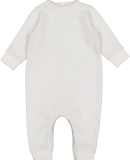 Rabbit Skins 4447 Infant Fleece One-Piece Bodysuit in White