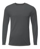 A4 Apparel NB3425 Youth Long Sleeve Sprint T-Shirt in Graphite
