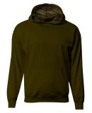 A4 Apparel NB4279 Youth Sprint Hooded Sweatshirt in Military green