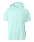 A4 Apparel NB3408 Youth Hooded T-Shirt in Pastel mint