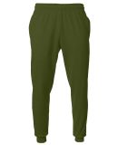 A4 Apparel NB6213 Youth Sprint Fleece Jogger in Military green