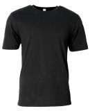 A4 Apparel NB3013 Youth Softek T-Shirt in Black
