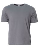 A4 Apparel NB3013 Youth Softek T-Shirt in Graphite