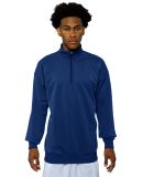 A4 Apparel N4282 Adult Sprint Fleece Quarter-Zip in Navy