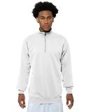 A4 Apparel N4282 Adult Sprint Fleece Quarter-Zip in White