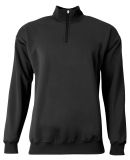 A4 Apparel NB4282 Youth Sprint Quarter Zip in Black
