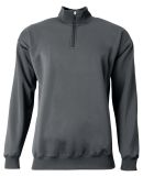 A4 Apparel NB4282 Youth Sprint Quarter Zip in Graphite