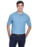 8540 UltraClub® Men's Whisper Pique Blend Polo   in Cornflower