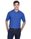 8540 UltraClub® Men's Whisper Pique Blend Polo   in Royal