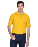 8540 UltraClub® Men's Whisper Pique Blend Polo   in Gold