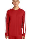 Sport Tek ST100LS Sport-Tek Competitor United Long in Deep red/ white