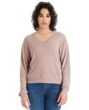 Alternative Apparel 5065BP Ladies' Slouchy Sweatsh in Vint faded pink