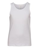Bella + Canvas 3480Y Youth Jersey Tank in White