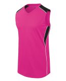 Augusta Sportswear 312162 Women's Dynamite Jersey in Raspberry/ black/ white