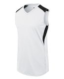 Augusta Sportswear 312162 Women's Dynamite Jersey in White/ black/ white