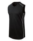 Augusta Sportswear 312163 Girls' Dynamite Jersey in Black/ black/ white