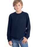 Next Level Apparel 3311 Youth Cotton Long Sleeve T in Midnight navy