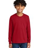 Next Level Apparel 3311 Youth Cotton Long Sleeve T in Red