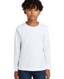 Next Level Apparel 3311 Youth Cotton Long Sleeve T in White