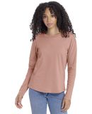 Next Level Apparel 3911 Ladies' Relaxed Long Sleev in Desert pink