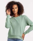 Next Level Apparel 9084 Ladies' Laguna Sueded Swea in Stonewash green