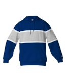 Badger Sportswear 1282 Untied Athletic Fleece Hood in Royal/ oxford/ white