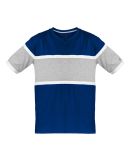 Badger Sportswear 4980 United T-Shirt in Royal/ oxford/ white