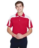 Team 365 TT22 Men's Victor Performance Polo in Sport red